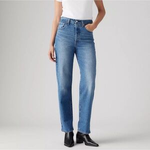 🌻Levi's Light Wash Ribcage Straight Ankle Jeans Size 28 | EUC